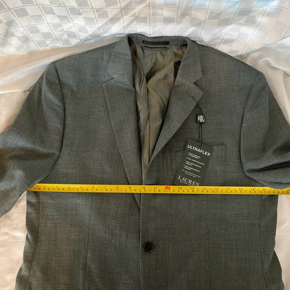 Lauren Ralph Lauren Lexington Sportcoat, Sage Basketweave, Classic Fit, Size 40R
